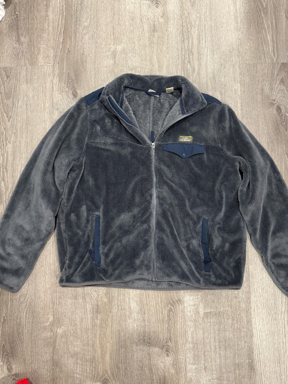 L.L. Bean Men's Sherpa Jacket - Charcoal Gray